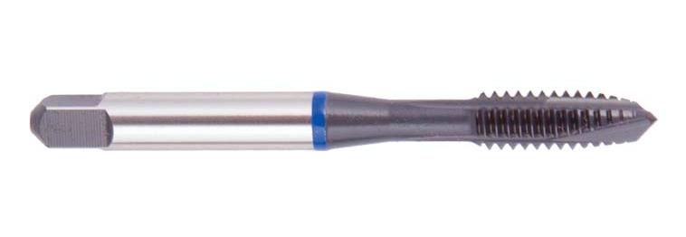 Spiral Point Blue Ring TC-SS Taps for Tough Materials