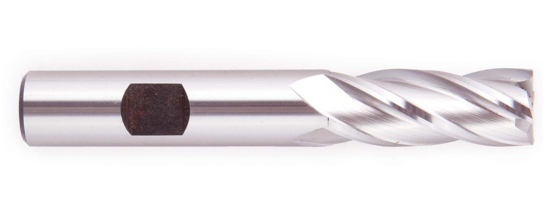 Regular Length Single End Non-Center Cutting HSS End Mills