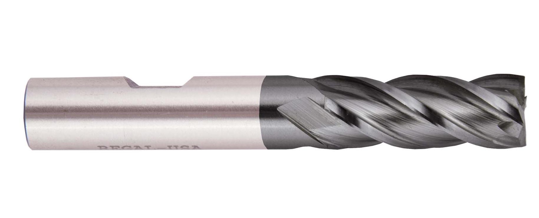 Regular Length (AlTiN Coated) Single End Center Cutting Cobalt End Mills