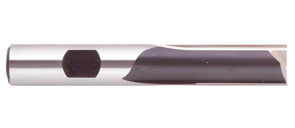 Two Flute Keyway Single End Center Cutting HSS End Mills
