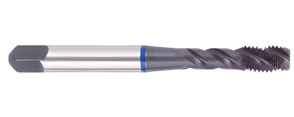 Spiral Flute Blue Ring TC-SS Taps for Tough Materials