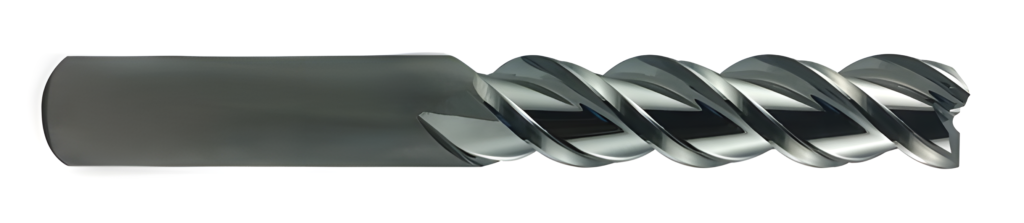 3 Flute Single End 45° Helix Center Cutting Alu-Mill TC Carbide End Mill