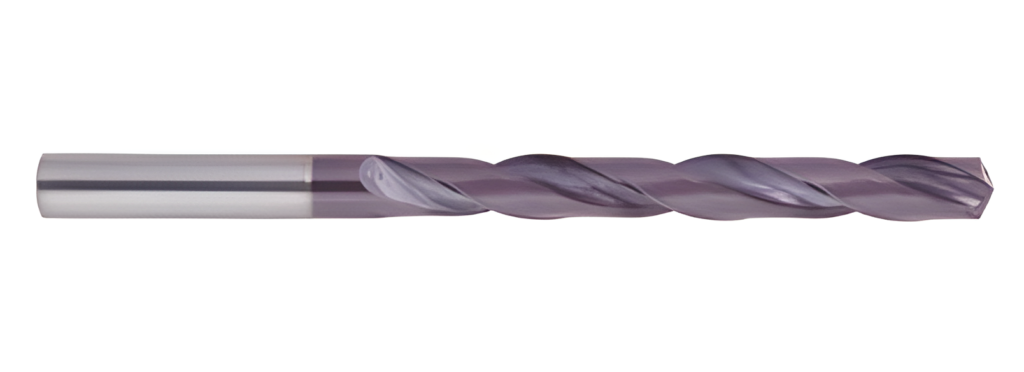 Long Length Royal HP AlTiN Coated Coolant Through Solid Carbide Drills